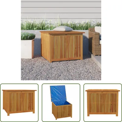 Produktbild von The Living Store Gartenbox 75x75x58 cm Massivholz Akazie