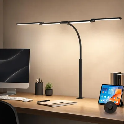 Obrázek produktu pro LED stolní lampa, výška 119 cm, s časovačem a plynulou regulací jasu, 5 barevných režimů, 10 úrovní jasu