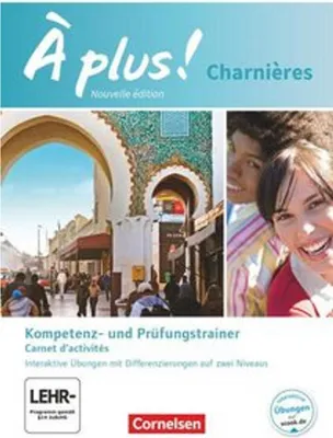 Obrázok produktu pre À plus! Charnières - Carnet d'activités mit interaktiven Übungen auf scook.de. Mit Audios online und Förderheft als Download