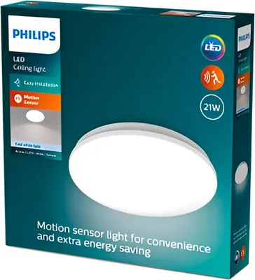Produktbild von Philips Deckenleuchte, 21 W, 1 Glühbirne(n), LED, IP20, Weiß