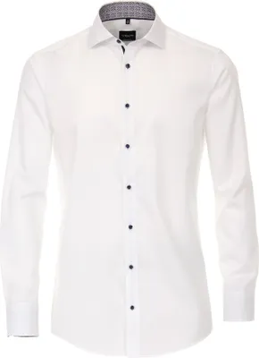 Produktbild von Venti - Modern Fit - Herren Langarm Hemd (103522200), Größe:38, Farbe:Weiß (000)