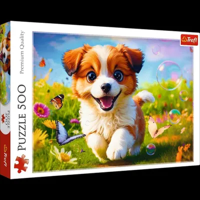 Produktbild von Puzzle Trefl 500 Teile Lustige Hund