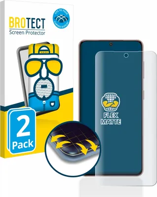 Produktbild von 2x BROTECT Fullscreen Schutzfolie für Samsung Galaxy S21 5G Displayschutz Folie Fullcover Matt Entspiegelungsfolie