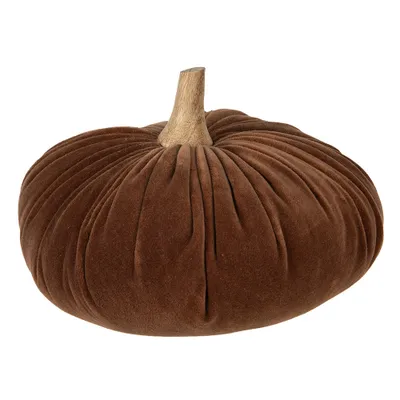 Produktbild von Clayre & Eef Dekoration Kürbis Ø 25x16 cm Braun Polyester