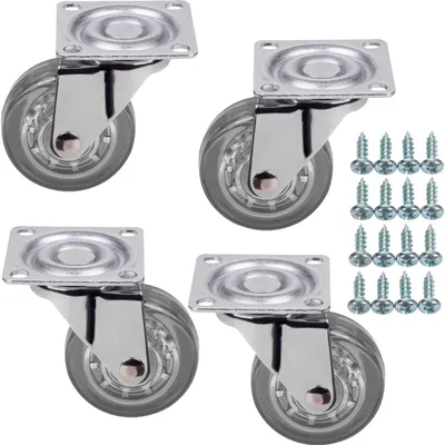 Produktbild von SOTECH Möbelrolle ULM Ø 50 mm transparent (4 Stück)
