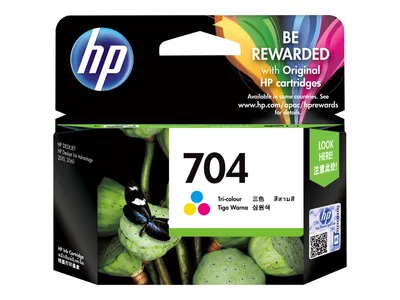 Produktbild von HP 704 Tri-color Original Ink Advantage Cartridge