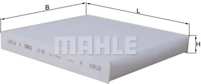 Produktbild von Mahle Innenraumfilter für Citroen Fiat Isuzu Mitsubishi Peugeot