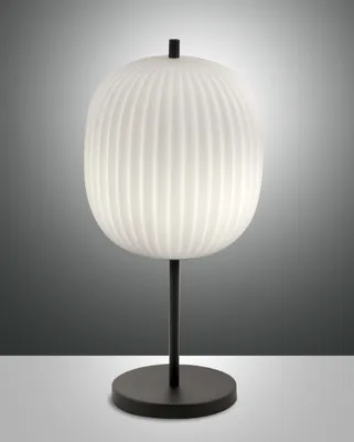 Produktbild von Fabas Luce Tischleuchte Domizia E27 Ø250mm Schwarz