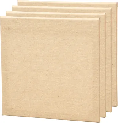Produktbild von 4x ARTIKUM JUTE 30x30cm | bemalungsfertige Leinwände