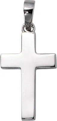 Produktbild von JOBO Anhänger Kreuz 925 Sterling Silber rhodiniert