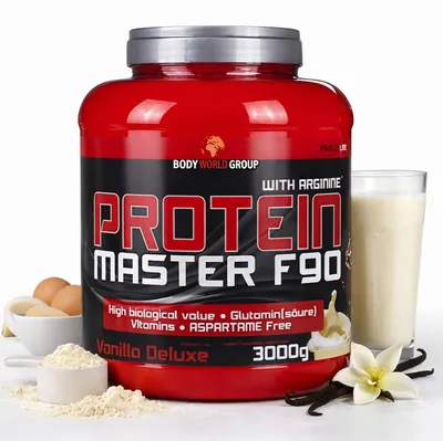 Produktbild von BWG Muscle Line Protein Master F90 - Erdbeere