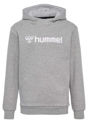 Productafbeelding van Hummel Mover katoenen hoodie, grijs, maat 128 cm, kleur: grijs, maat: 128 cm