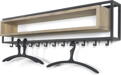 Produktbild von Spinder Design HOME Schulgarderobe - Schwarz Braun