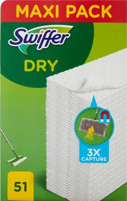 Produktbild von Swiffer Staubfangtücher 51 Mikrofaser-Trockentücher Staubfangtücher und -tücher (9,99)