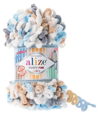 Produktbild von Alize Puffy Fine Color 5946 Strickgarn