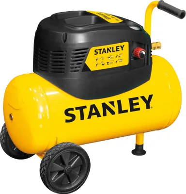 Obrázok produktu pre Kompresor Stanley DN200/8/24 Vzduchový kompresor 8 bar - 24 l - 180 l/min - S rukoväťou a kolieskami - Bezolejový - Žltý