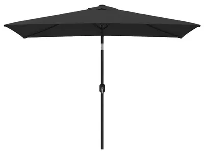 Produktbild von vidaXL Sonnenschirm mit Metall-Mast 300x200 cm Schwarz
