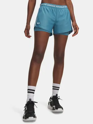 Obrázok produktu pre Dámske tréningové šortky Under Armour Tech Play Up 2 v 1, modré, veľkosť M