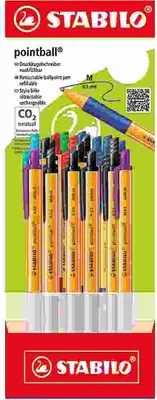 Image de 38 Stylo à bille pointball couleur assorti