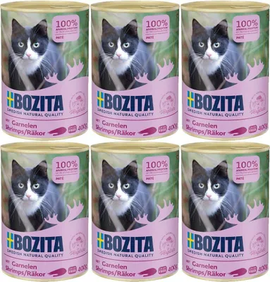 Produktbild von BOZITA Shrimp Pate - Nassfutter für Katzen - 400g