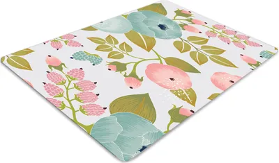Produktbild von Stuhlunterlage Bürostuhlunterlage 120 cm x 90 cm Bodenmatte Bürostuhlunterlage - Frühlingsblumen