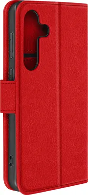 Produktbild von Avizar, Kunstlederetui mit Standfunktion Samsung S24 Plus / S25 Plus, Rot