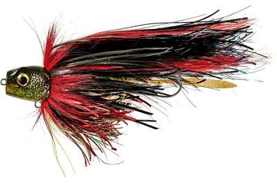 Produktbild von Westin Monsterfly 22cm 44g Slow Sinking - Hechtköder, Farbe:Motoroil Blood