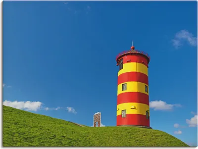 Produktbild von ARTland Leinwandbild Pilsumer Leuchtturm Größe: 40x30 cm