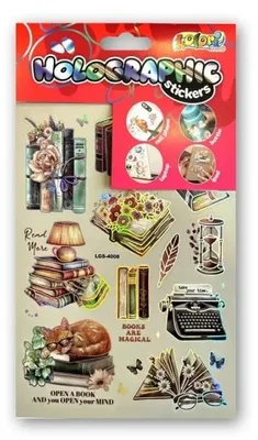 Zdjęcie produktu dla Naklejki holographic books PENMATE