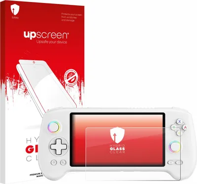Produktbild von upscreen Schutzglas für Anbernic RG556 Schutzfolie Panzer Folie Glas Display Schutz klar