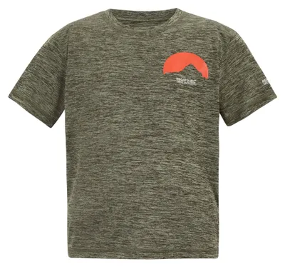Produktbild von Regatta - "Alvarado" T-Shirt für Kinder RG12923 (140) (Dunkel-Khaki meliert)