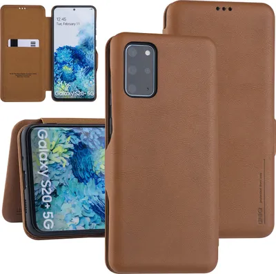 Produktbild von Samsung Galaxy S20 Plus Light Brown Book type case - Card Holder