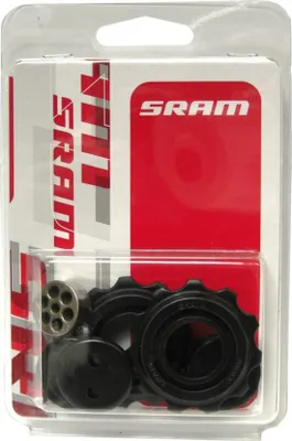 Image de SRAM 00.0000.200.912 Jeu de galets de guidage pour dérailleur X.5/X.4/SX5/SX4/DD24/DD21, 7/8/9 fois, noir, 5 pièces (1 jeu)