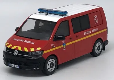 Produktbild von VOLKSWAGEN T6 Feuerwehrmann SDIS06 - Limitierte Auflage von 504 Stk., ODE086, Maßstab1/43, ODEON