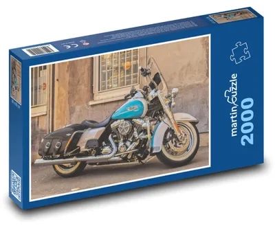 Obrázek produktu pro Puzzle 2000 Klasická motorka na ulici - martinpuzzle