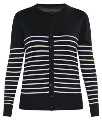 Produktbild von CALEY  Damen Strickjacke - Schwarz, XL