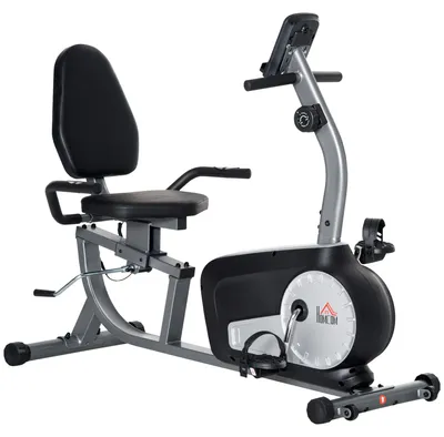 Produktbild von HOMCOM Liegeergometer magnetisch Heimtrainer mit LCD-Anzeige 8 Widerstandsstufen