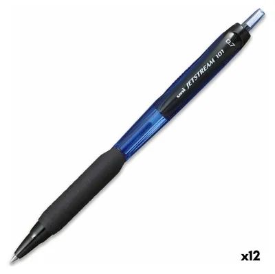 Image de Bâton d'encre liquide Uni-Ball Jetstream SXN-101-07 bleu 0,7 mm (12 pièces)