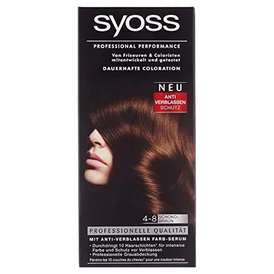 Produktbild von Syoss Professional Performance Coloration, 4-8 Schokobraun, 1er Pack (1 Stück)