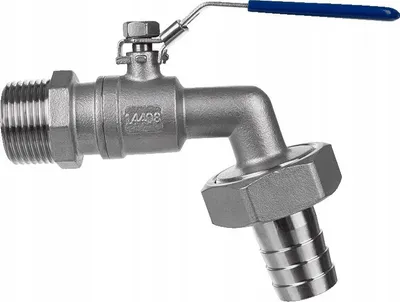 Immagine prodotto di Gebo | Valvola A Sfera 1/2" - Acciaio Inossidabile - Alta Resistenza Alla Pressione - Ideale Per Impianti Idrici