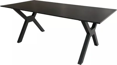 Produktbild von Tisch Granada 200x90cm dark grey Aluminium