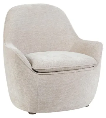 Produktbild von HOMLA Sessel SOFIERO aus beigem Stoff, 74,5 x 72,5 x 75,5 cm
