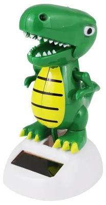 Produktbild von Armaturenbrett Wackelfigur Dinosaurier grün Drache Dino Solarfigur