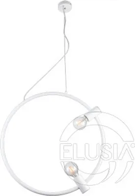 Produktbild von Orsola Leuchte Weiß 2-flammig höhenverstellbar 60x11x180 cm