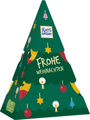 Zdjęcie produktu dla Ritter Sport Czekolada Świąteczna Jodła 9058 asortyment 53g