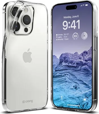 Image de Étui Crong Crystal Slim Cover Apple iPhone 15 Pro (transparent)