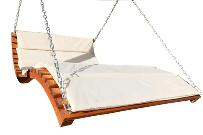 Produktbild von ALEOS. Design Hollywoodliege "ARUBA-LOUNGER" aus Holz Lärche (ohne Gestell)