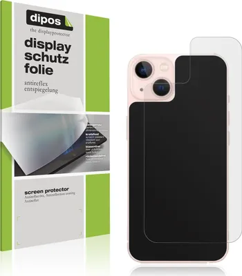 Produktbild von 4x Schutzfolie für Apple iPhone 13 Rückseite matt Displayschutzfolie Folie Display Schutz dipos