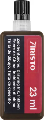 Immagine prodotto di Inchiostro da disegno Aristo 23 ml marrone, alta opacità