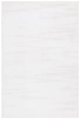 Geometrischer Teppich, Kurzflor, Elfenbein, 91 x 152 cm